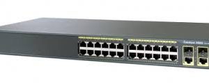 سوئیچ شبکه سیسکو  WS-C2960-24TC-L